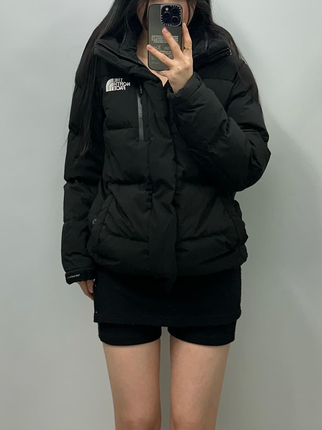 노스페이스 드라이벤트 블랙 구스다운 패딩 상품이미지1