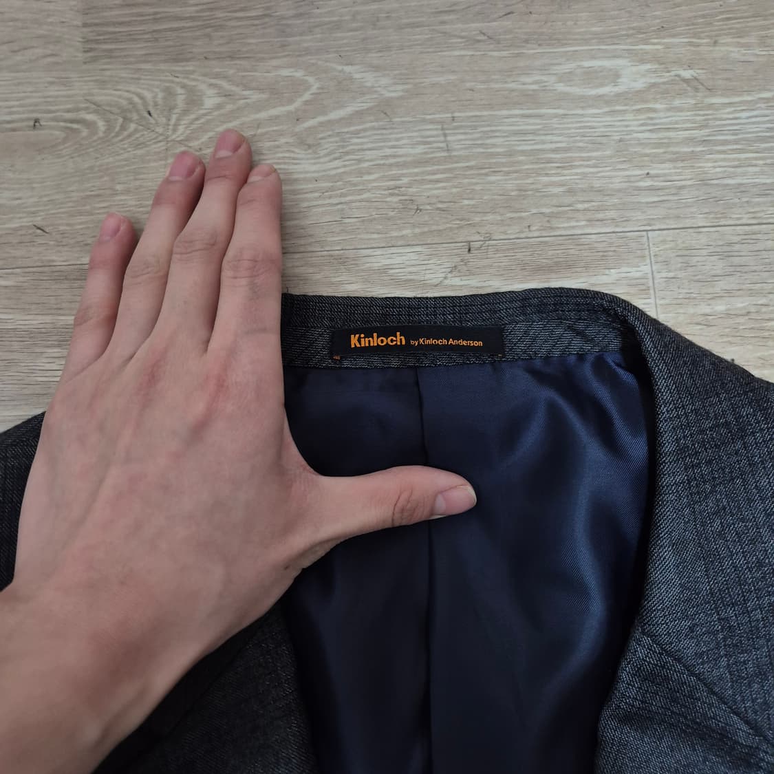 킨록 바이 앤더슨 남성 클래식 모직 싱글 정장자켓 XL(105) 상품이미지4