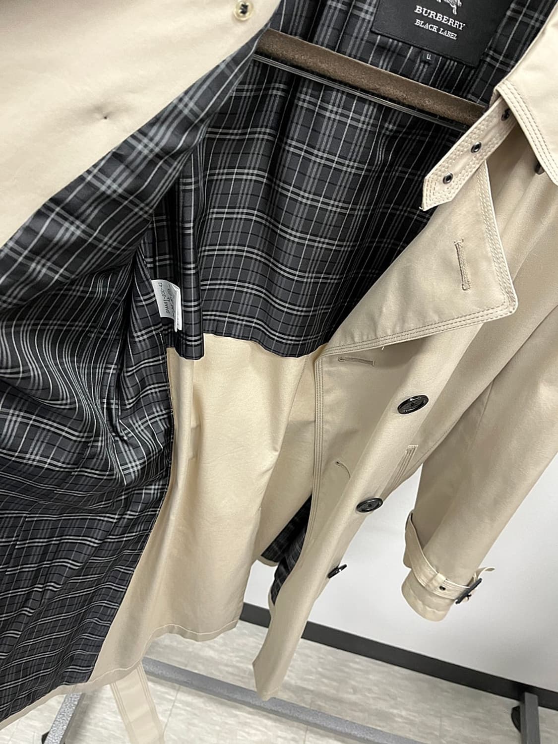 100) 버버리 블랙라벨 트렌치코트  상품이미지6