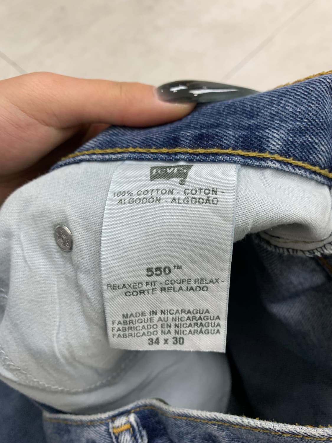 리바이스 550 데님 팬츠 #260 상품이미지5