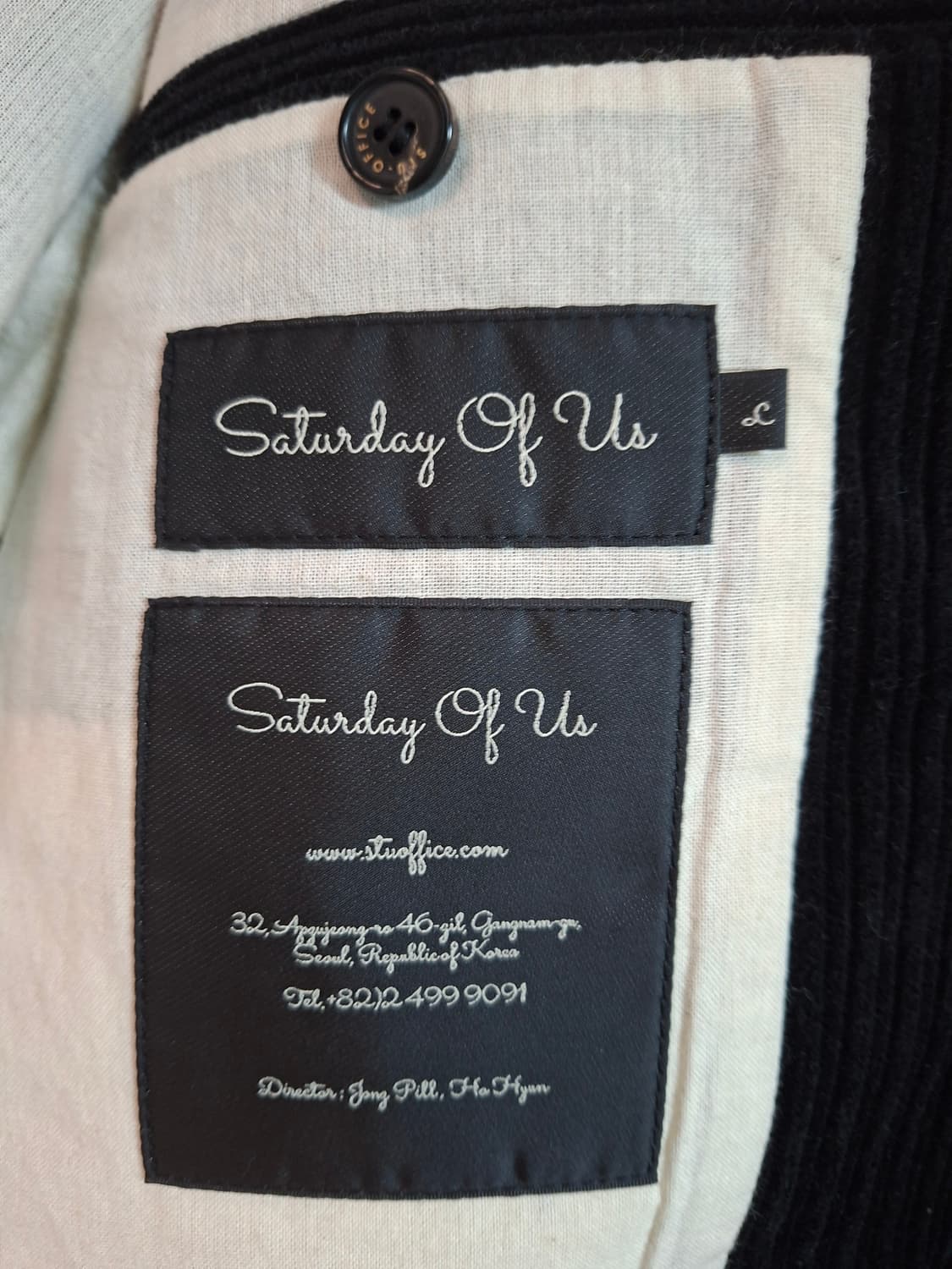 STU 코듀로이 자켓 L (110) 상품이미지4