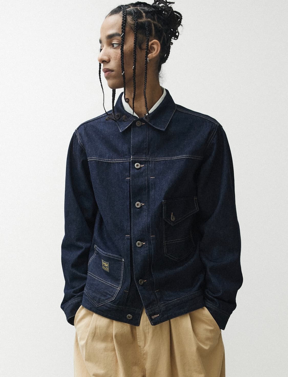 맥우드건 트러커 데님 자켓 다크인디고 상품이미지2