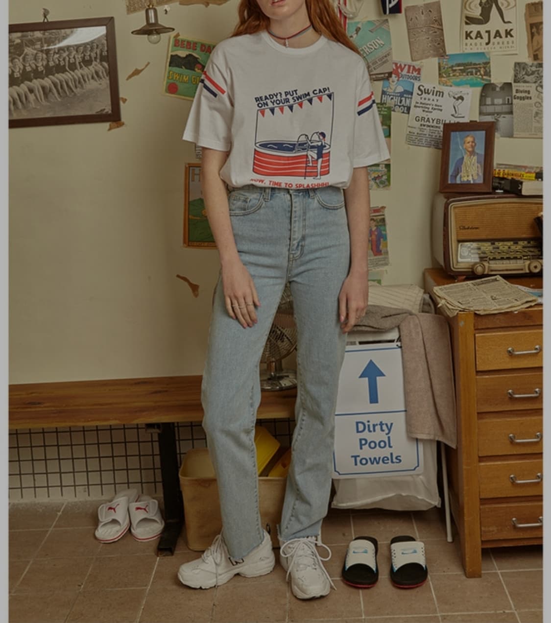 메인부스 스위밍풀 반팔 2size _ 여성 상품이미지1