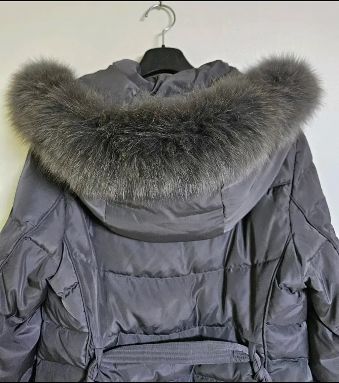 보니알렉스 차콜 후드퍼 덕다운 롱패딩 55 상품이미지3