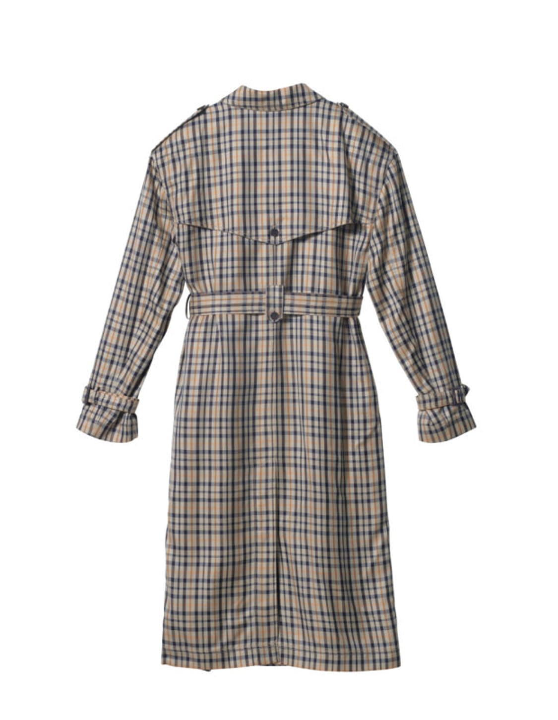 인스턴트펑크 체크 트렌치코트  상품이미지3