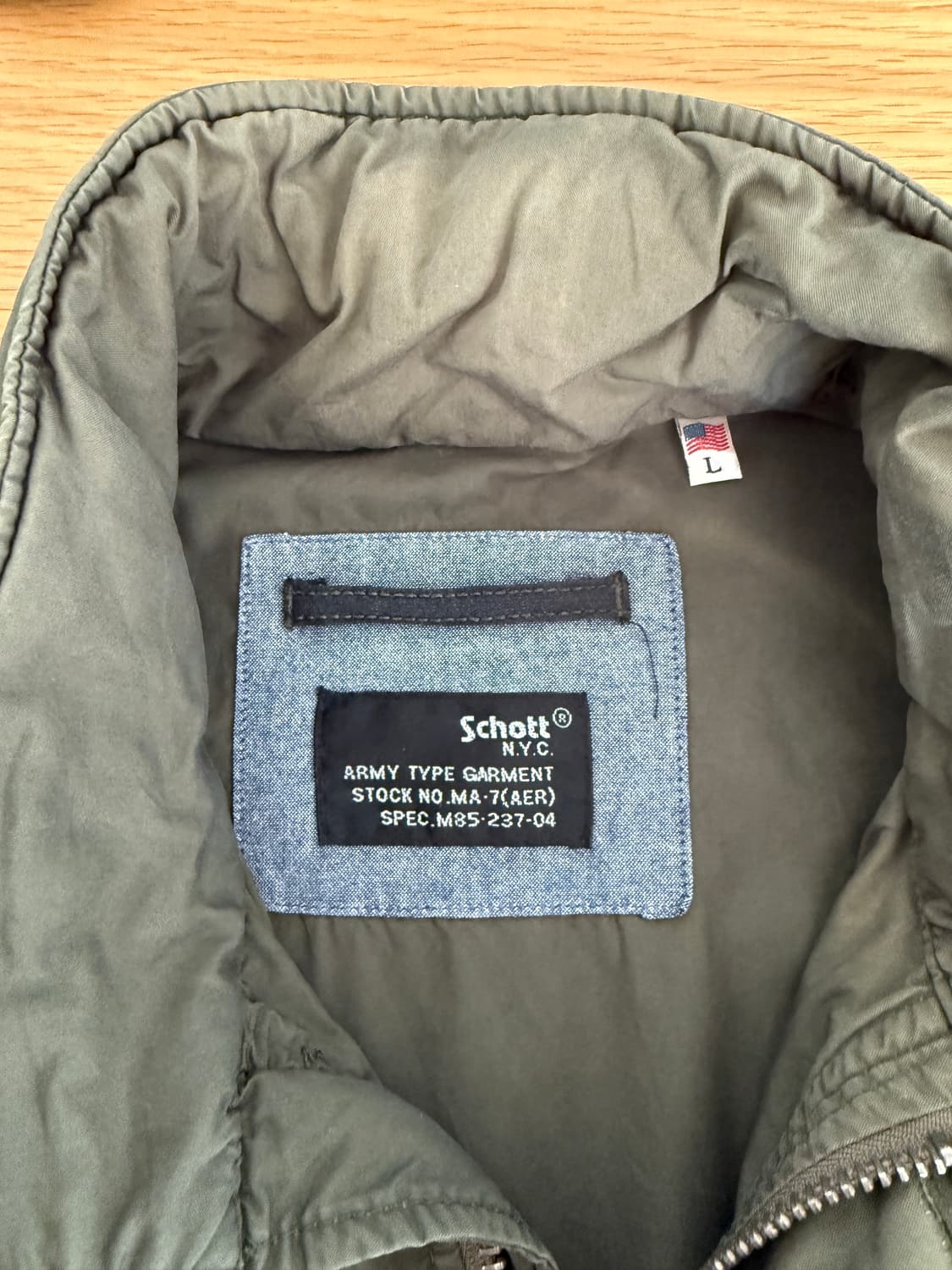 쇼트(Schott) M-65 모티브 필드 야상자켓 상품이미지8