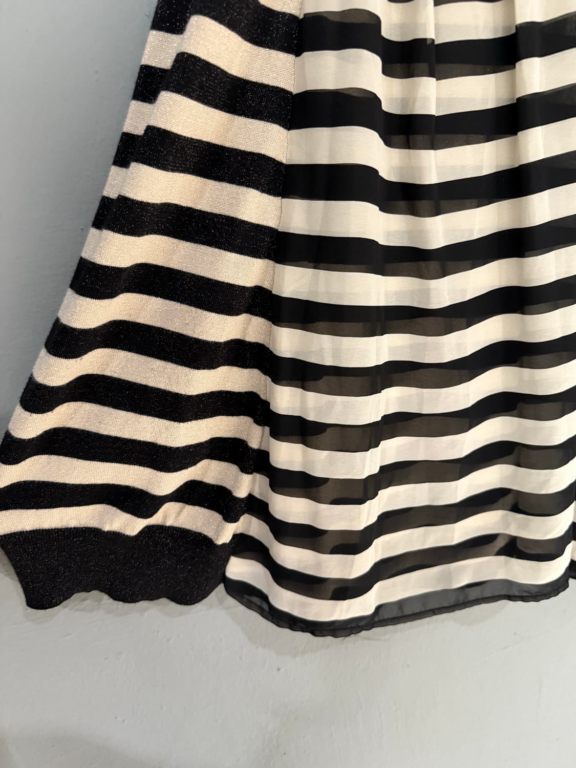 kawaii stripe pattern sleeveless 상품이미지7