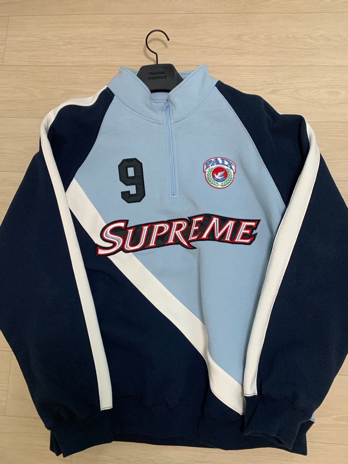 Supreme Equipe half zip sweatshirt 상품이미지2