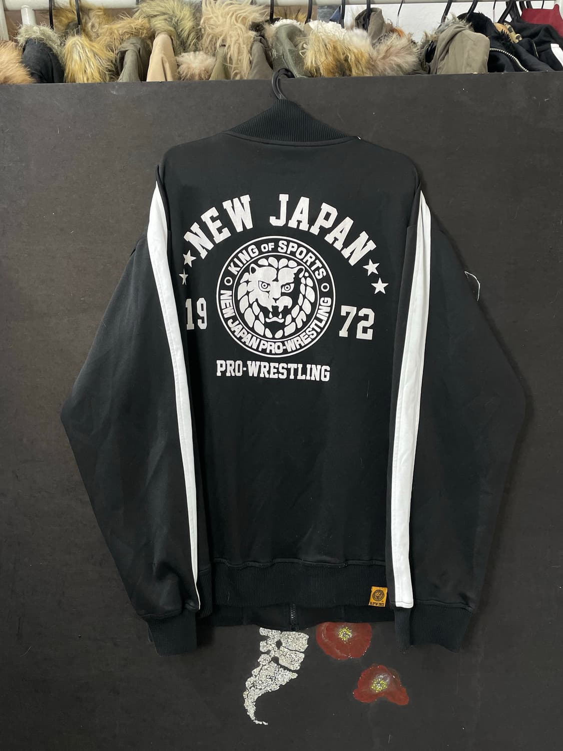 일본빈티지 new japan 빅로고 프린팅 양산형 지뢰계 오버핏 져지 5 상품이미지8