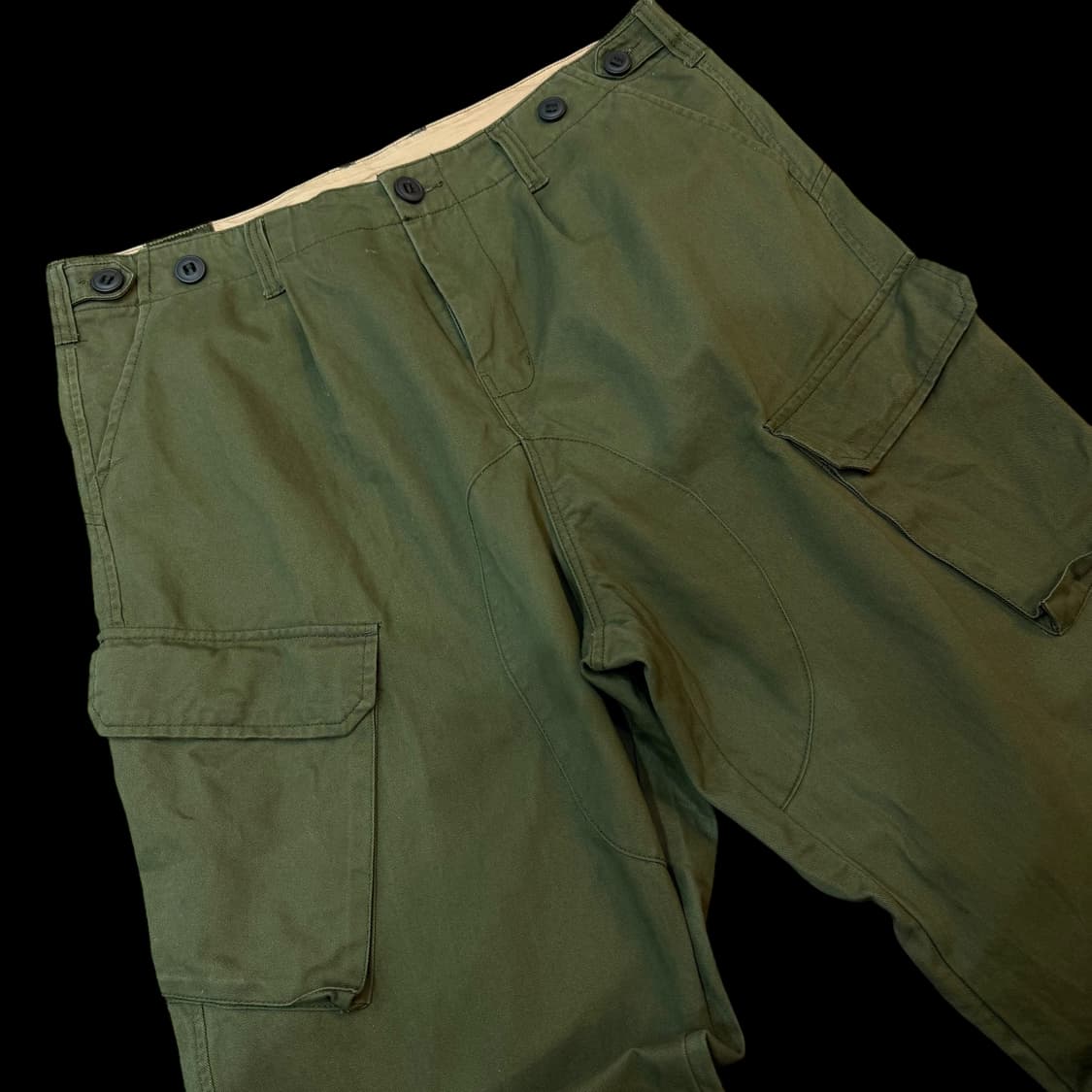 Olive Military Cargo Pants 상품이미지3