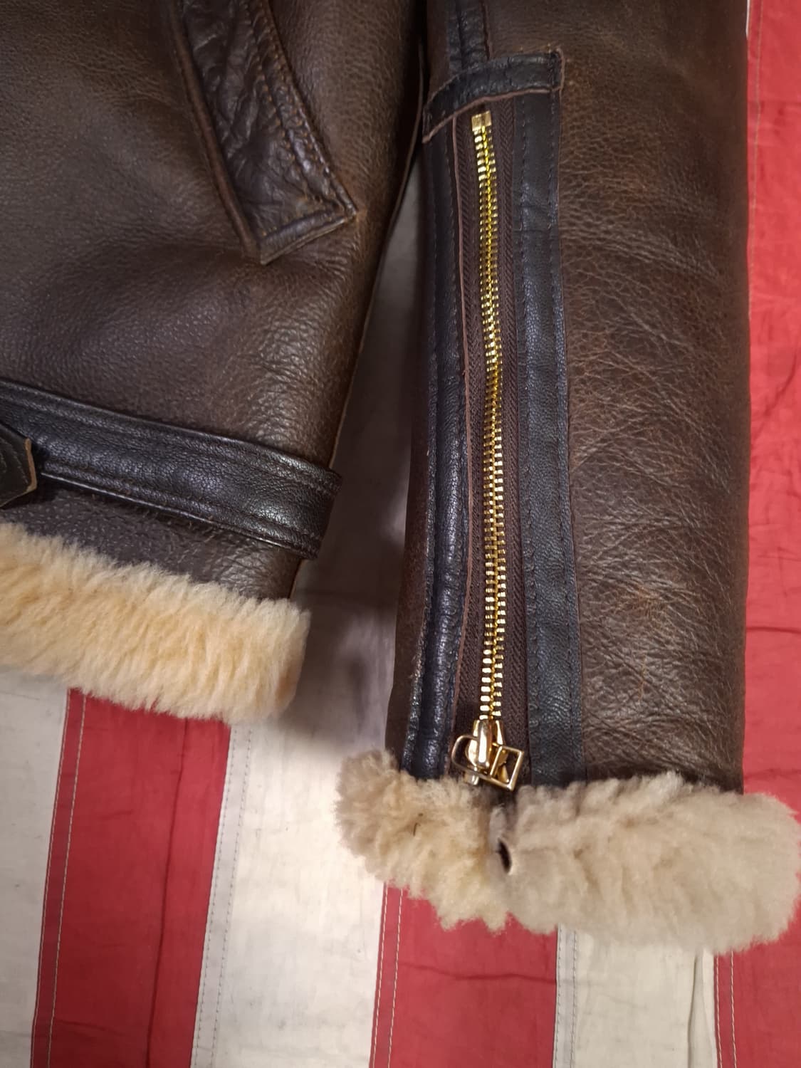 오리지날 미국제조 톰하디 COCKPlT B-3  항공무스탕 상품이미지8