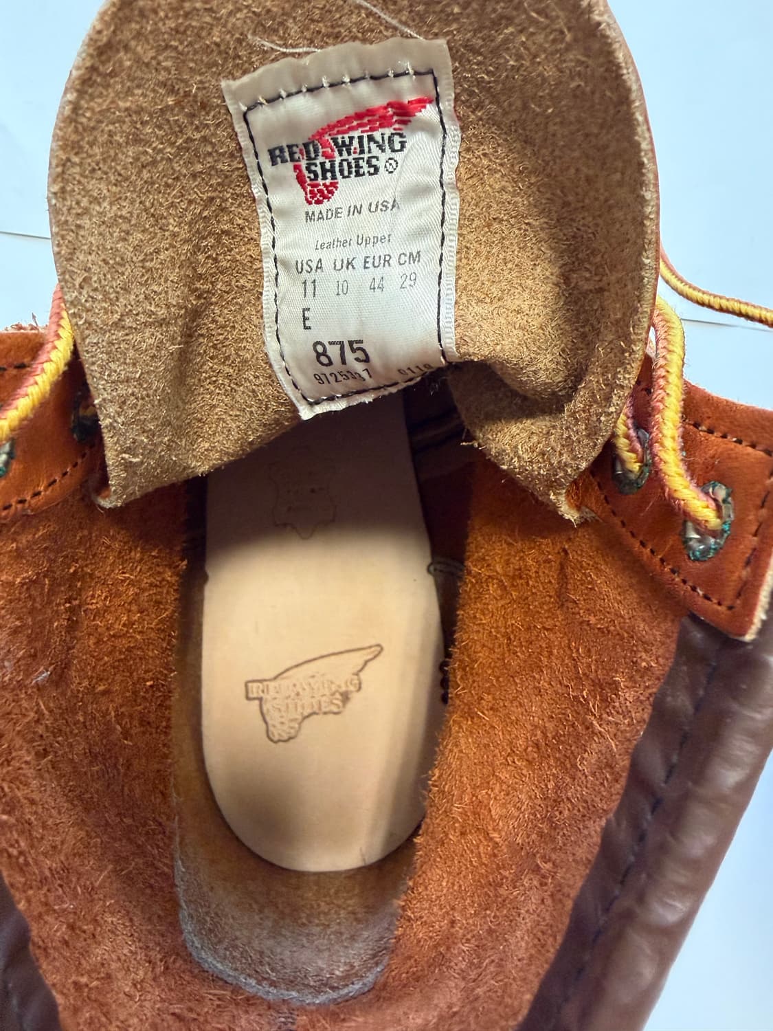 레드윙 6인치 목 토 875 부츠 상품이미지9