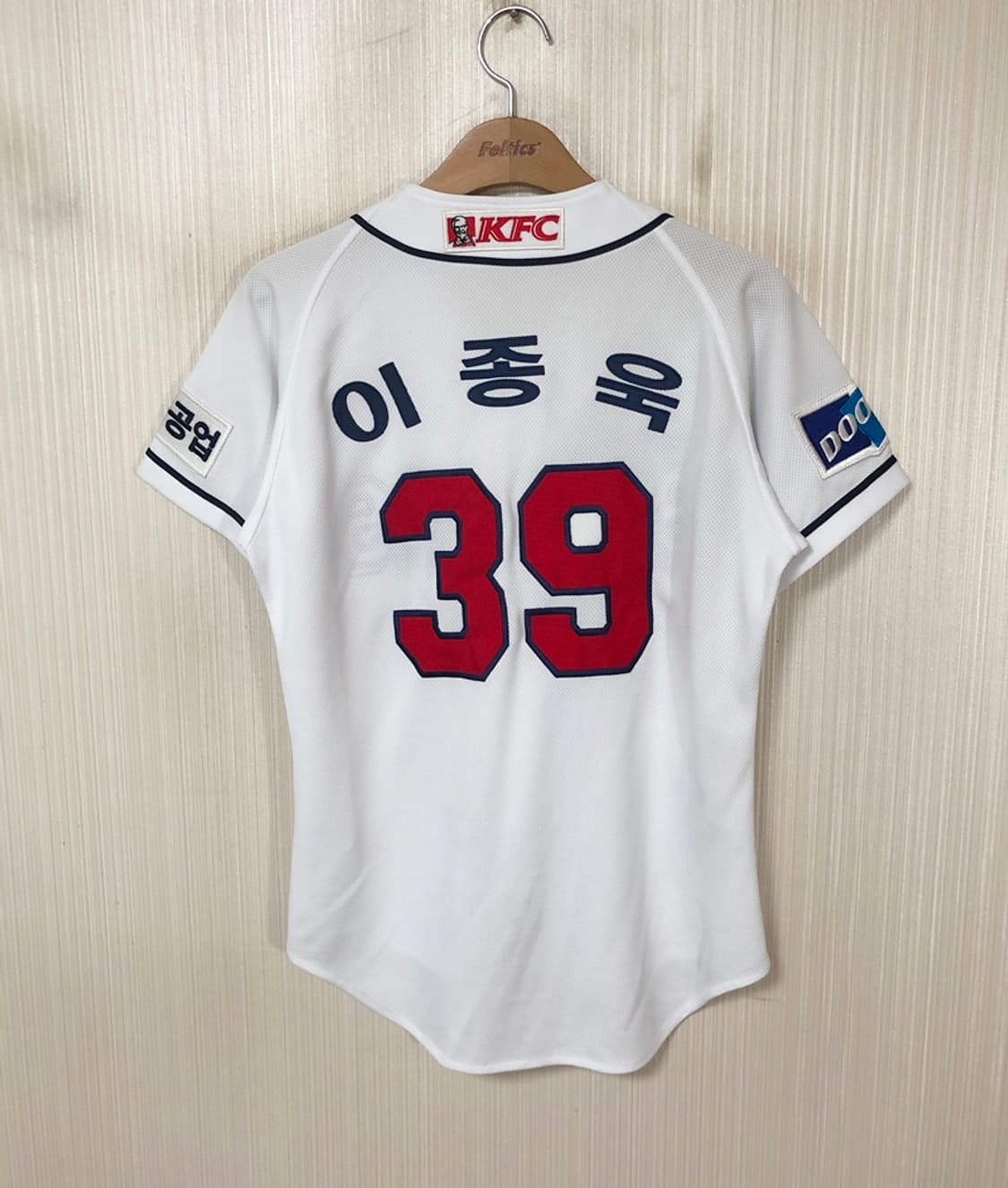 KBO 위팬 두산베어스 홈유니폼/져지 85 #39 이종욱 상품이미지7