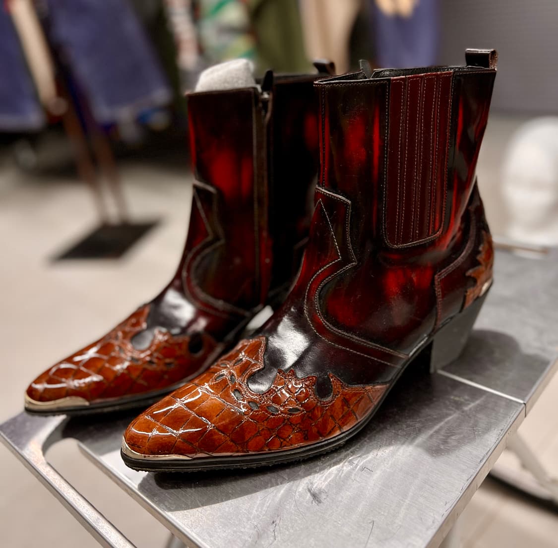 뱀피자주와인 265  웨스턴 부츠 상품이미지7