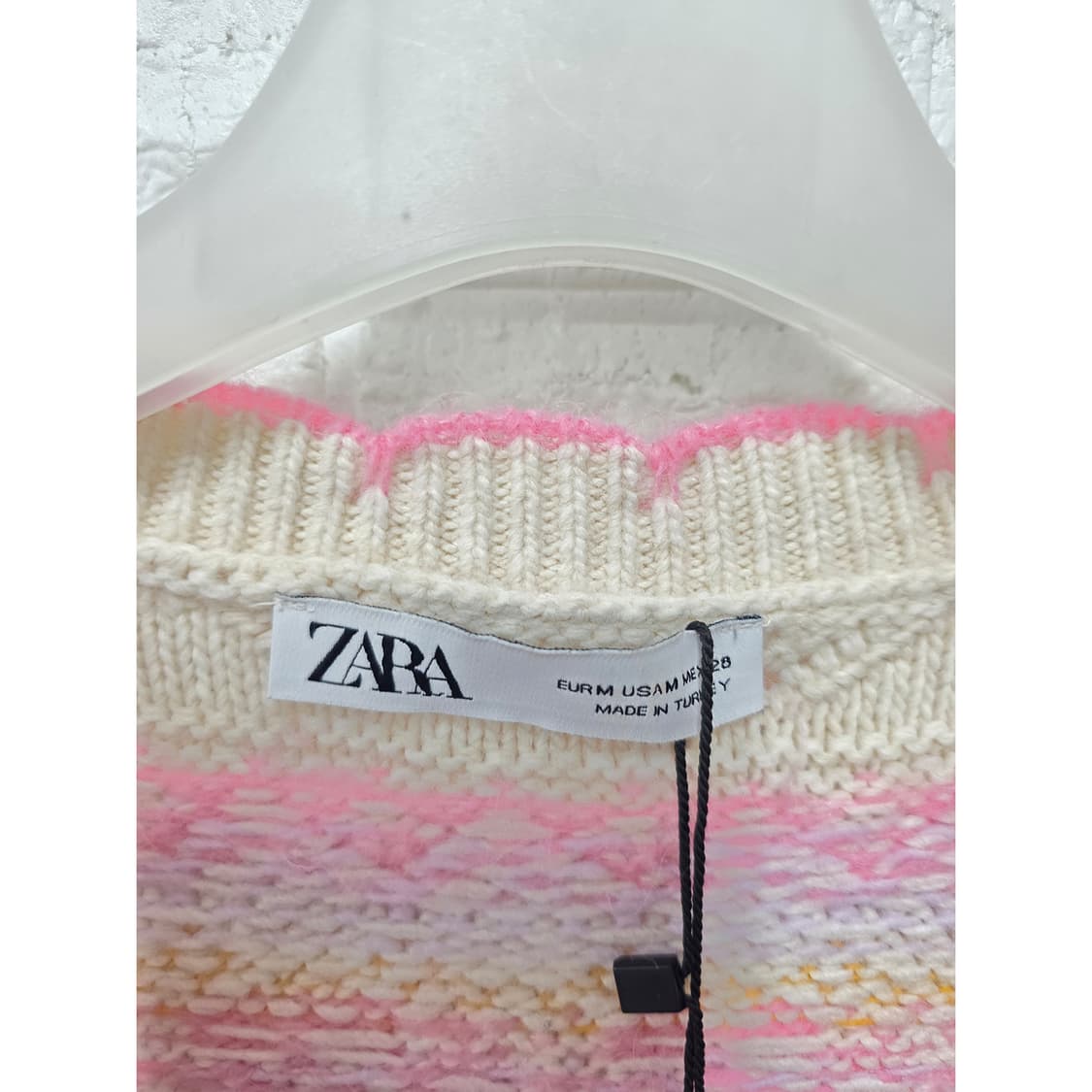 자라 플라워 패턴 니트 가디건 L 새상품 fdk 상품이미지2