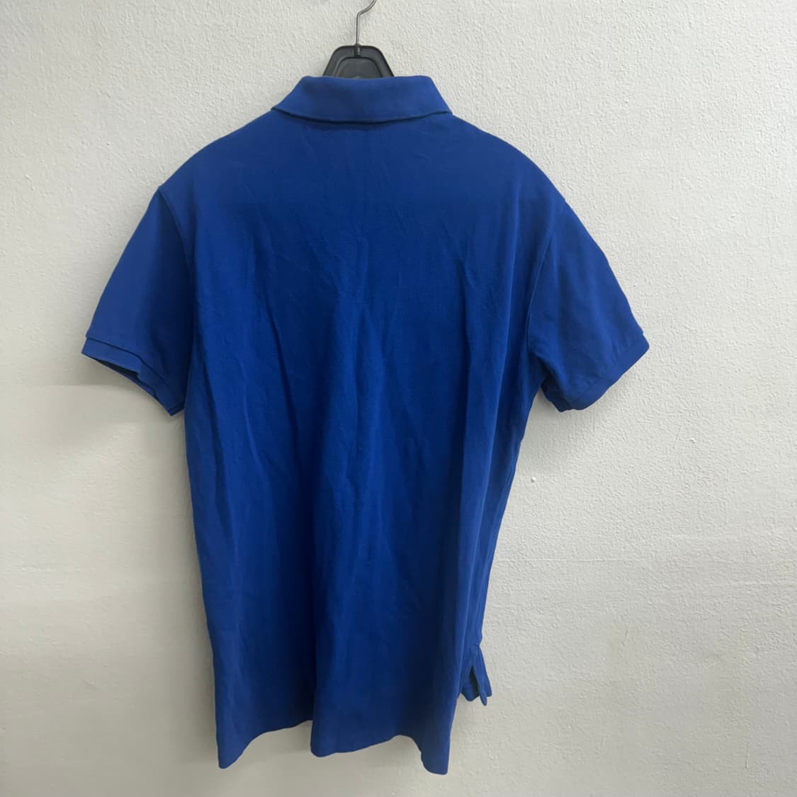 폴로 랄프로렌 블루 커스텀핏 반팔 카라티 M 상품이미지4