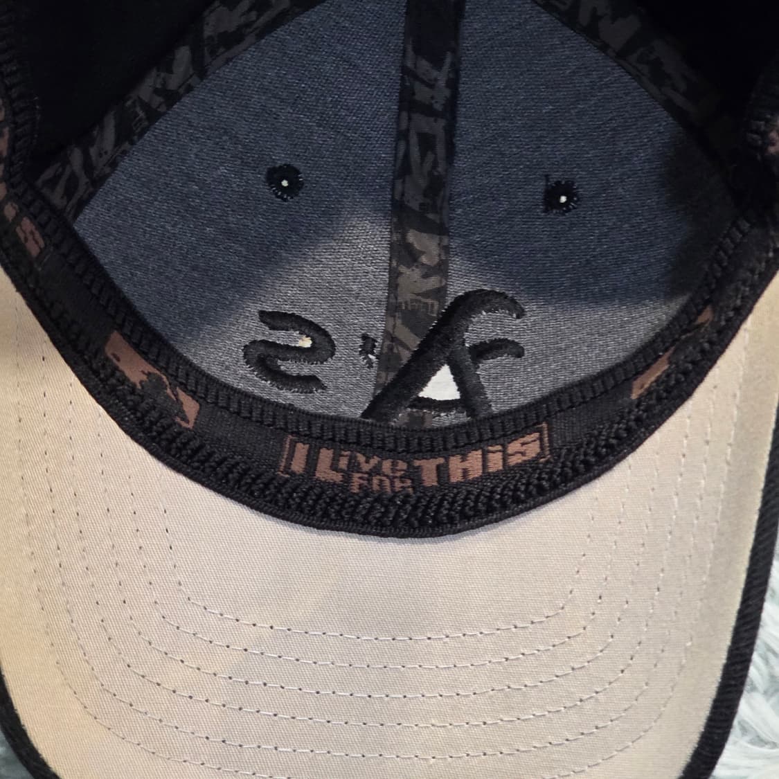 L7-9:MLB 오클랜드 애슬레틱스 블랙 로고 볼캡 57cm 상품이미지7