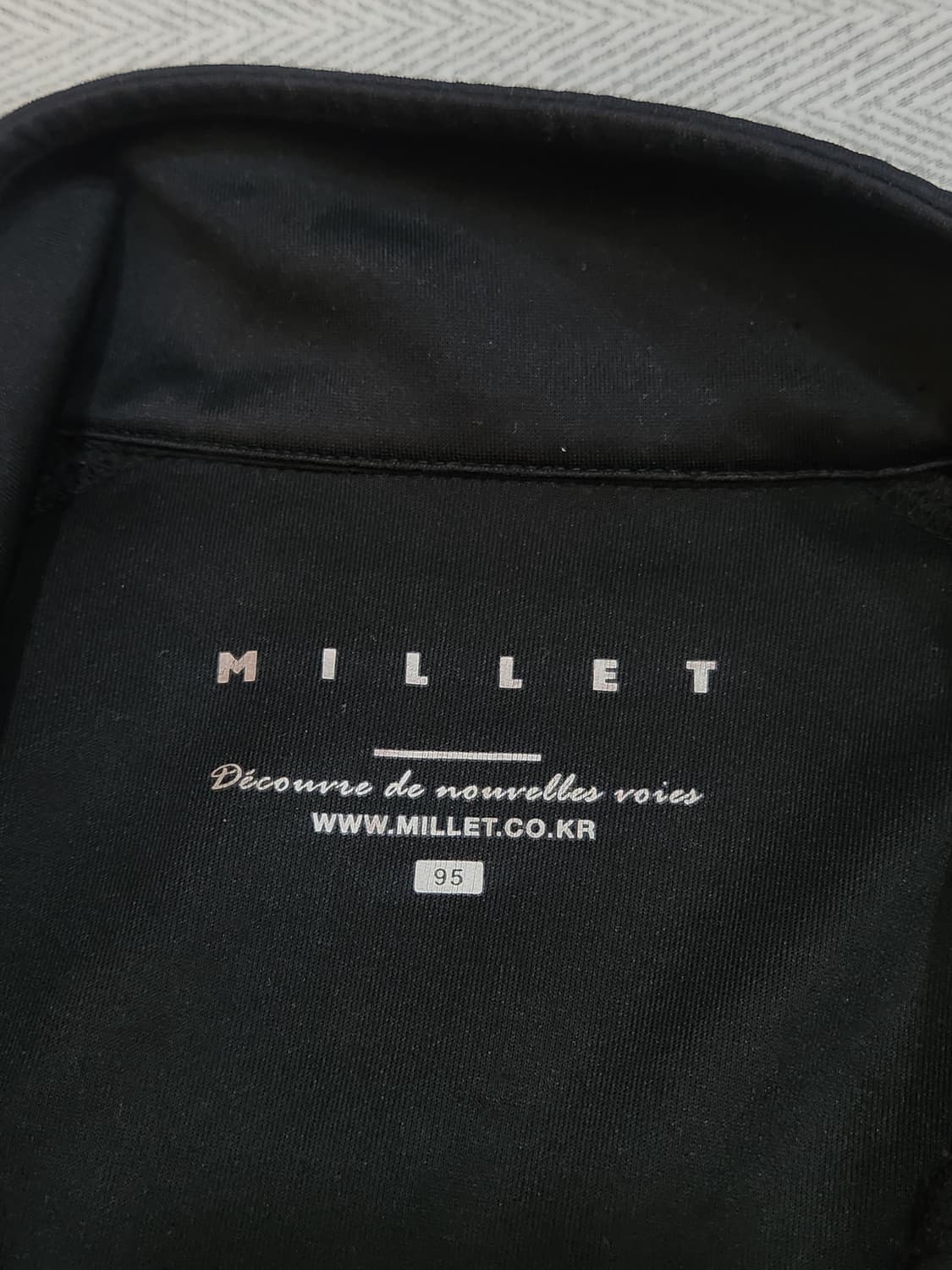 [95] 밀레 블랙 집업 자켓 져지 남성 95사이즈 상품이미지4