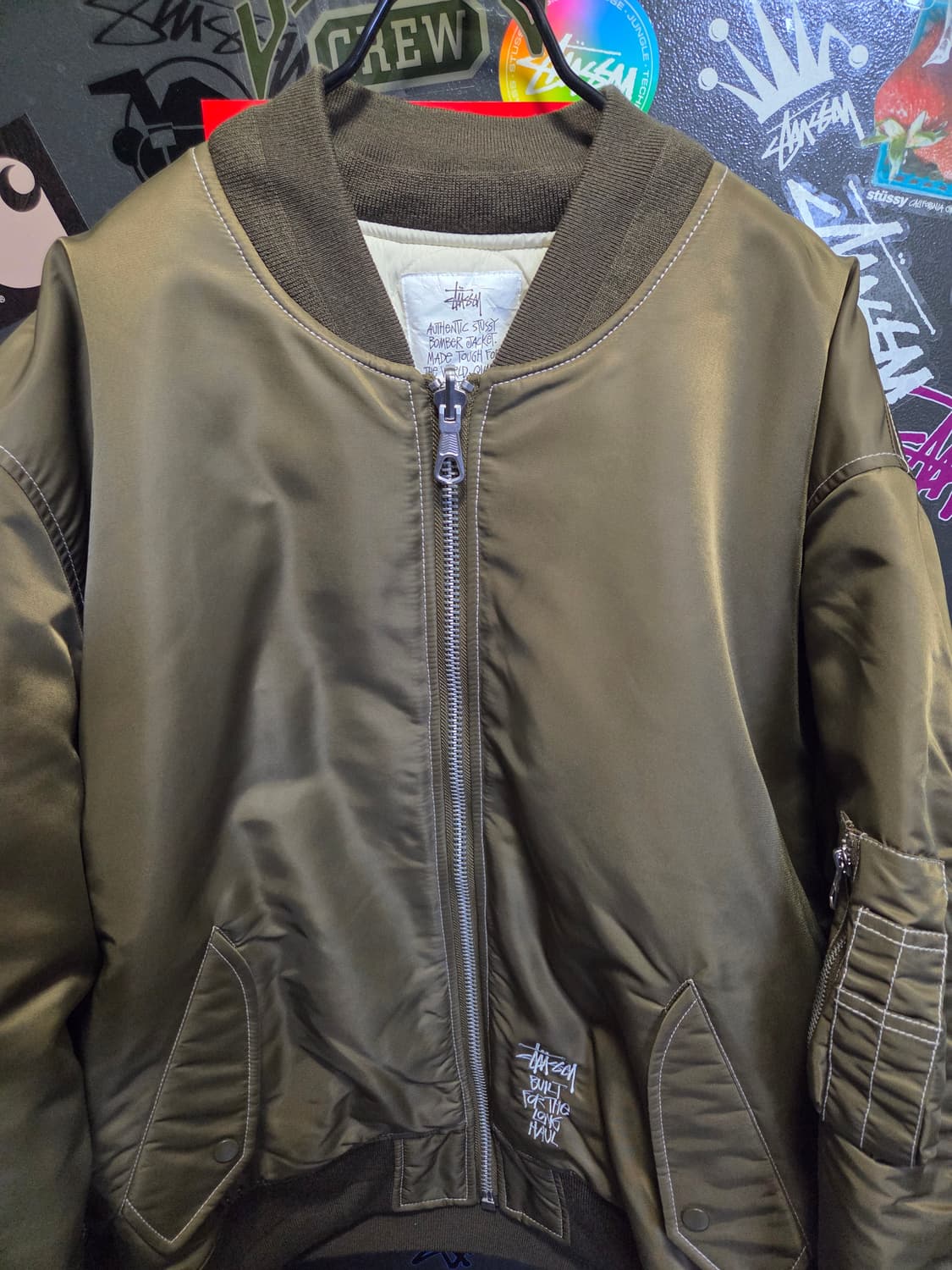 스투시 빌트 리버시블 봄버 자켓 브라운 XLStussy Built Rev 상품이미지4