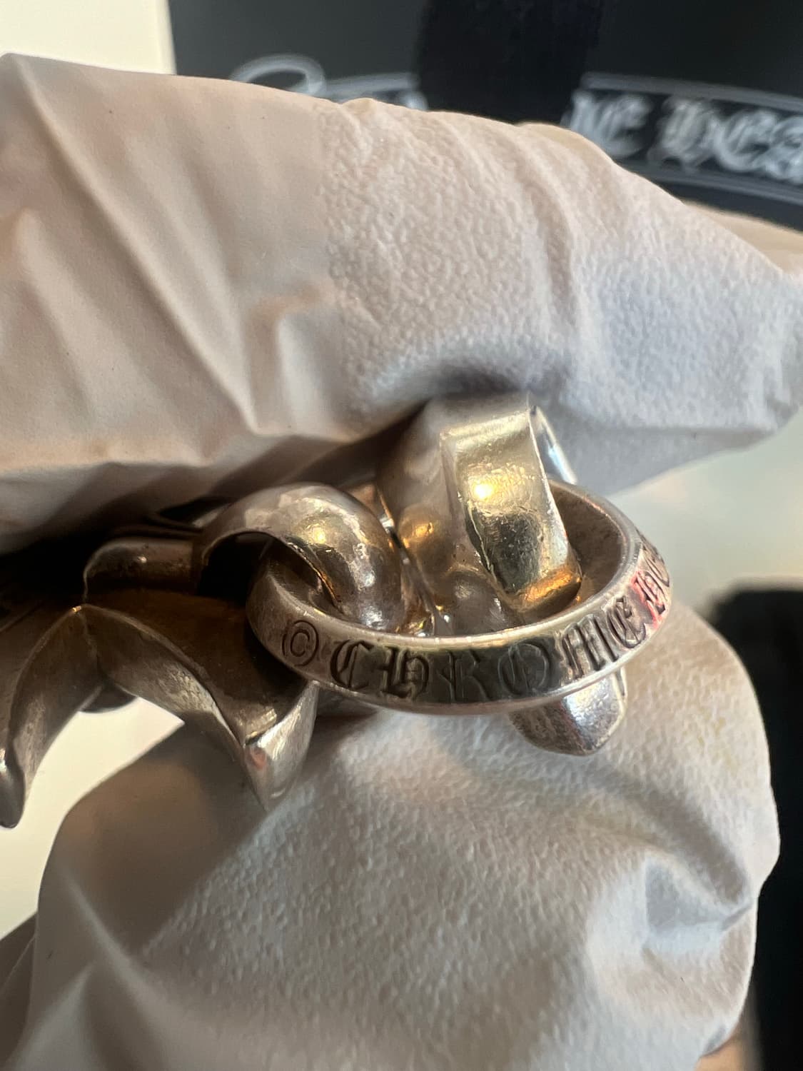 크롬하츠 스몰 크로스 위드 베일 상품이미지6