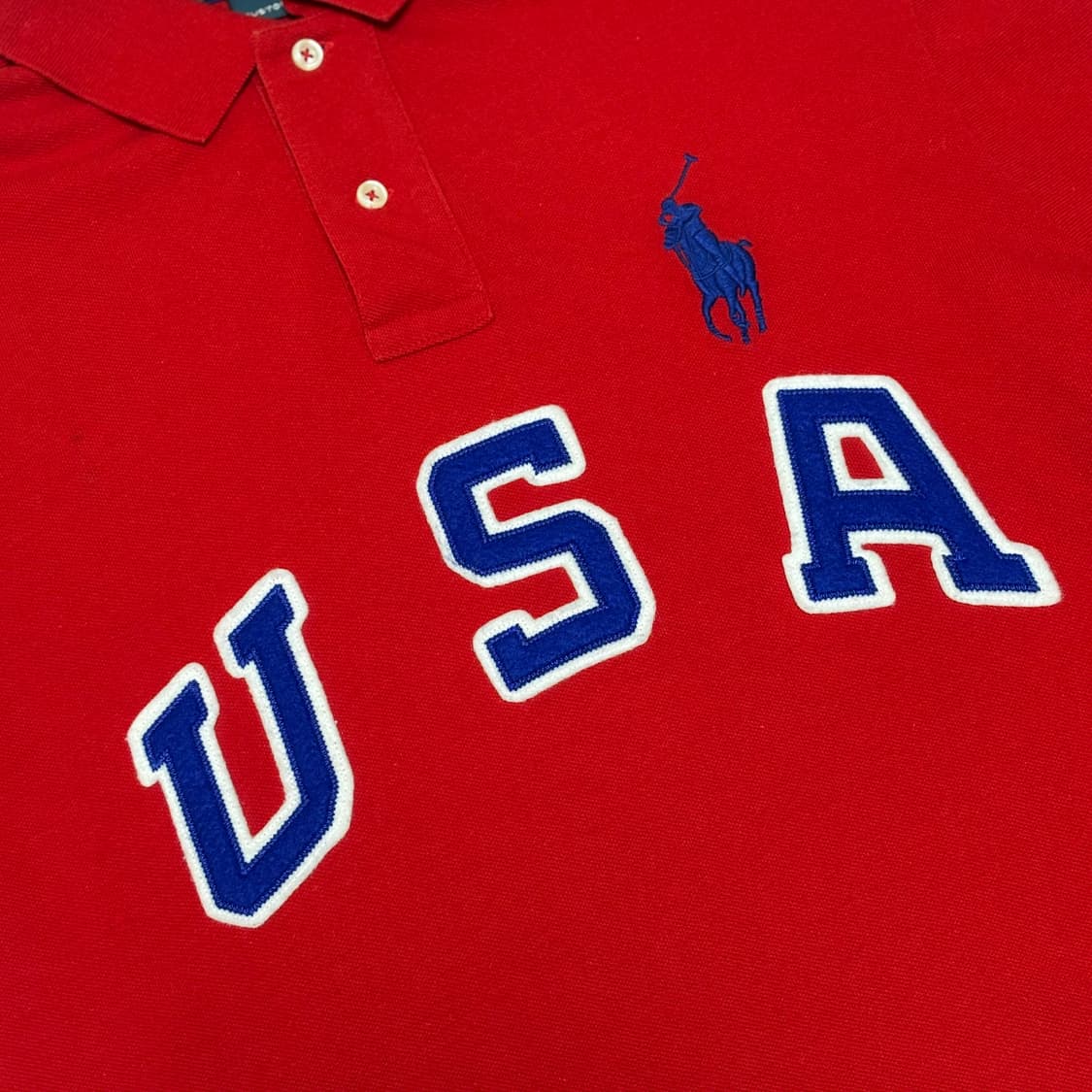 폴로 랄프로렌 USA 빅포니 커스텀 핏 카라티 상품이미지2