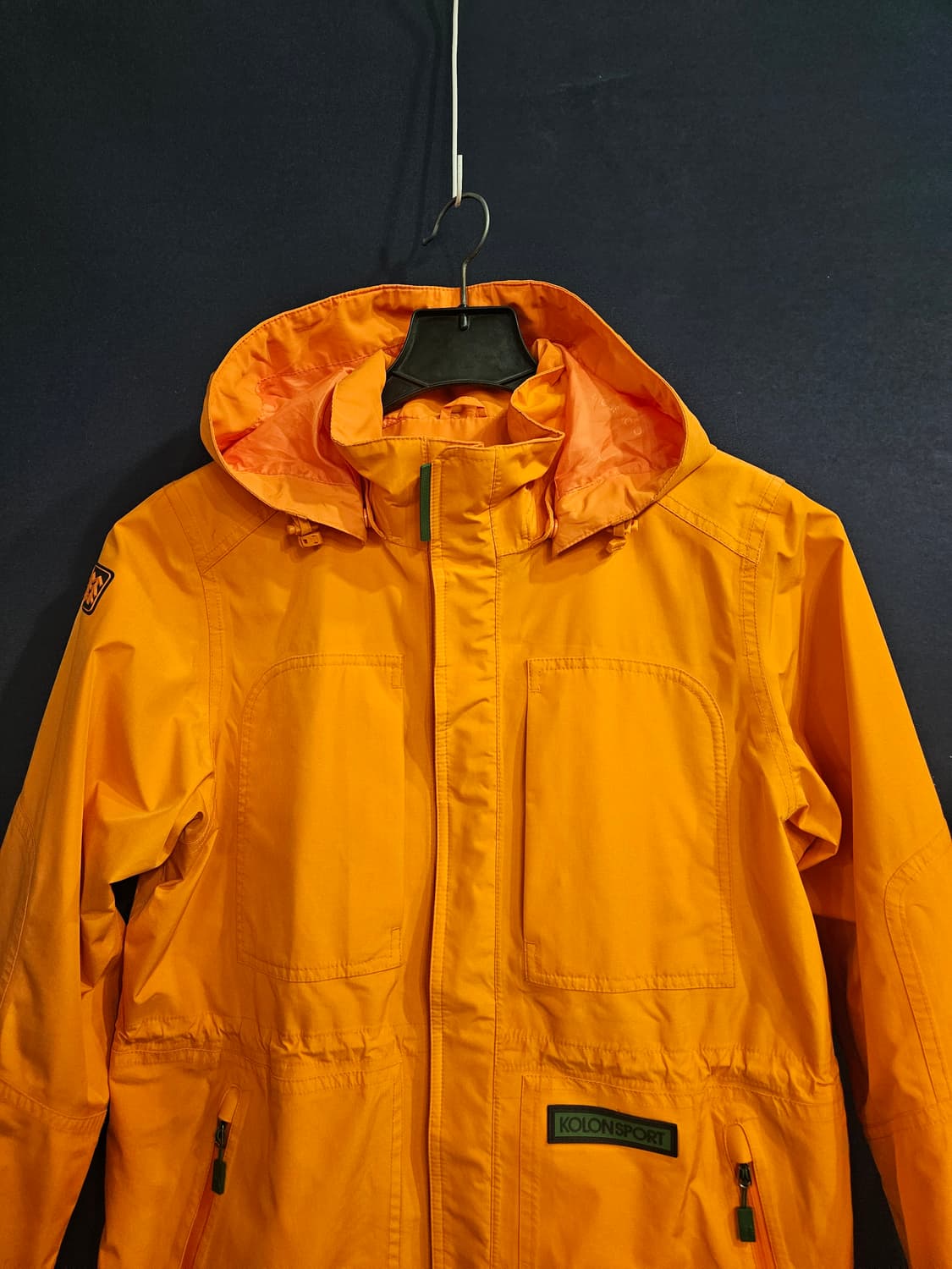 코오롱스포츠 고어텍스 오렌지 남성 100 등산복 바람막이 자켓  상품이미지7