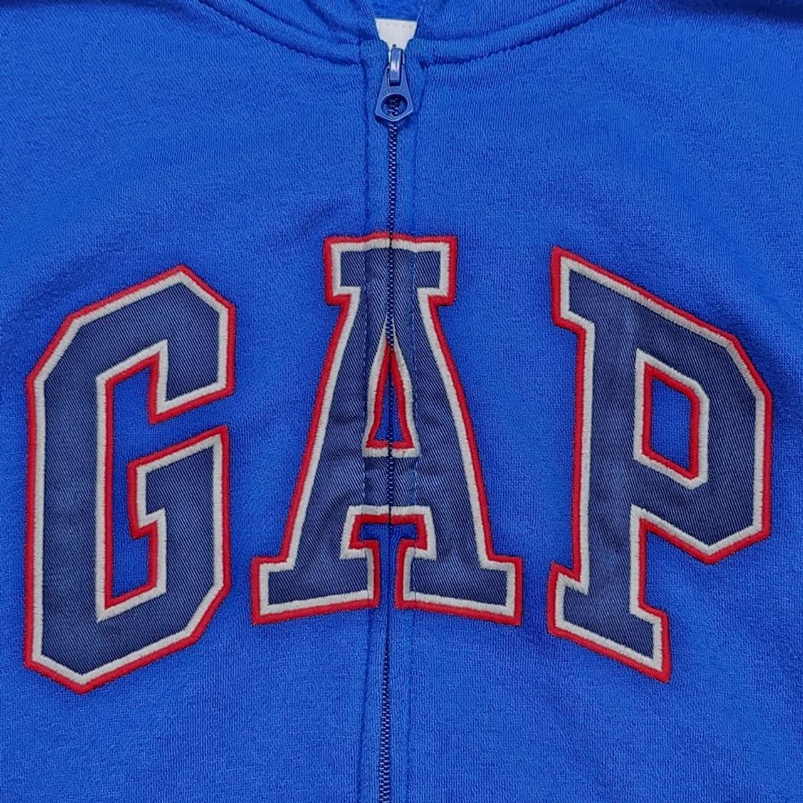 GAP KIDS 블루 프린팅 후드집업 M 상품이미지2