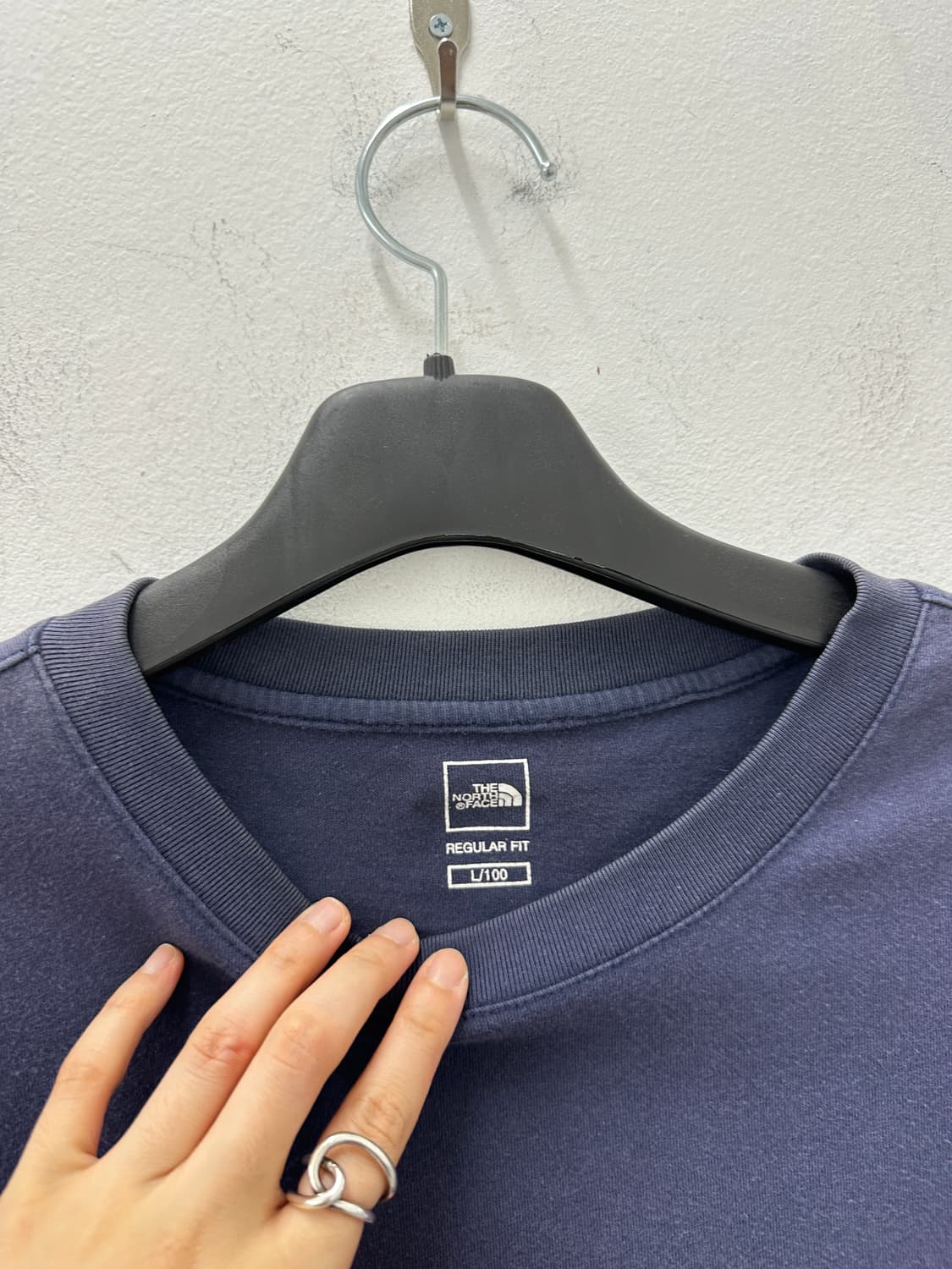 THE North Face navy old vintage tee 상품이미지4