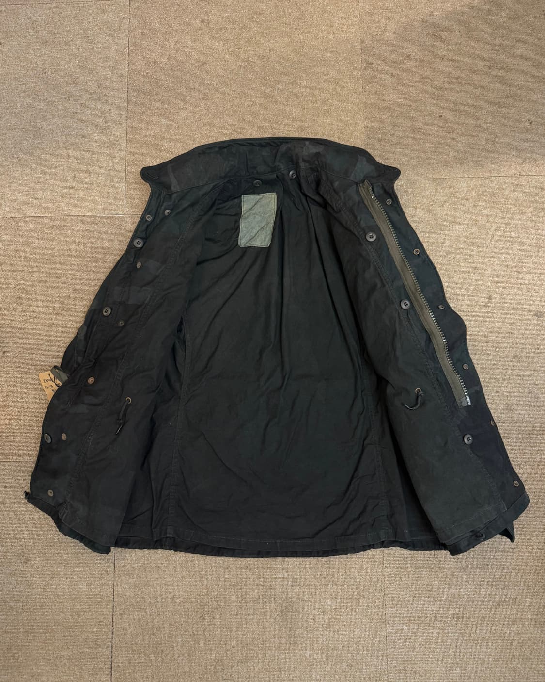 오리지널 미군 m-65 카모 필드 자켓 상품이미지2