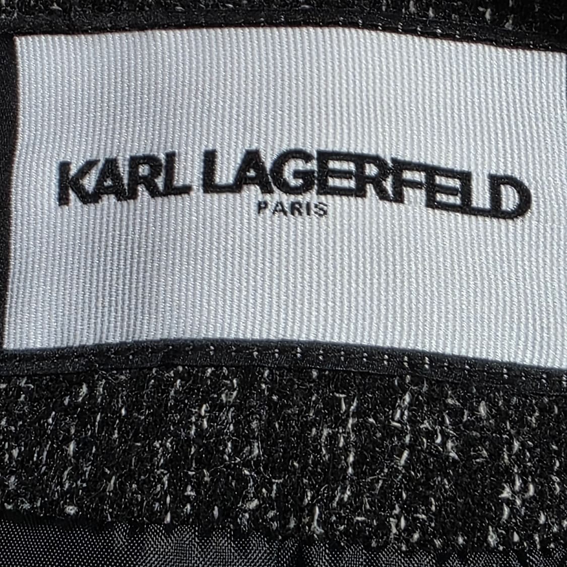 1635 [칼 라거펠트] 트위드 금장 버튼 자켓 55 상품이미지7