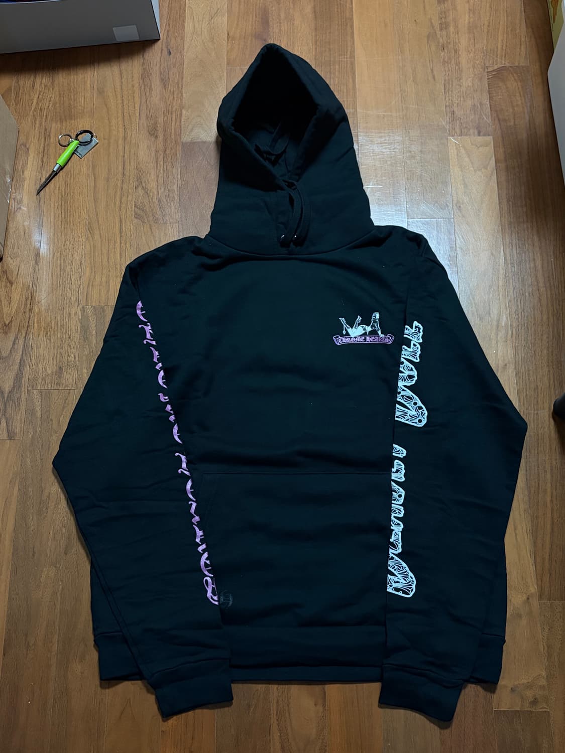 [M]크롬하츠 데들리 돌 후드 블랙 2026 상품이미지2