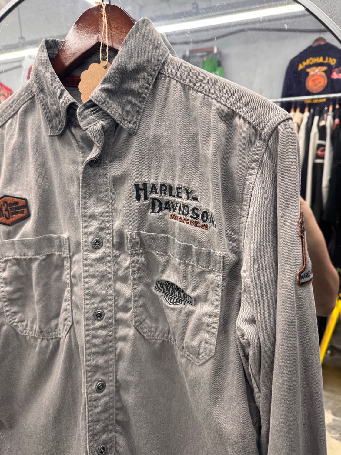 할리데이비슨 빈티지 셔츠 상품이미지2