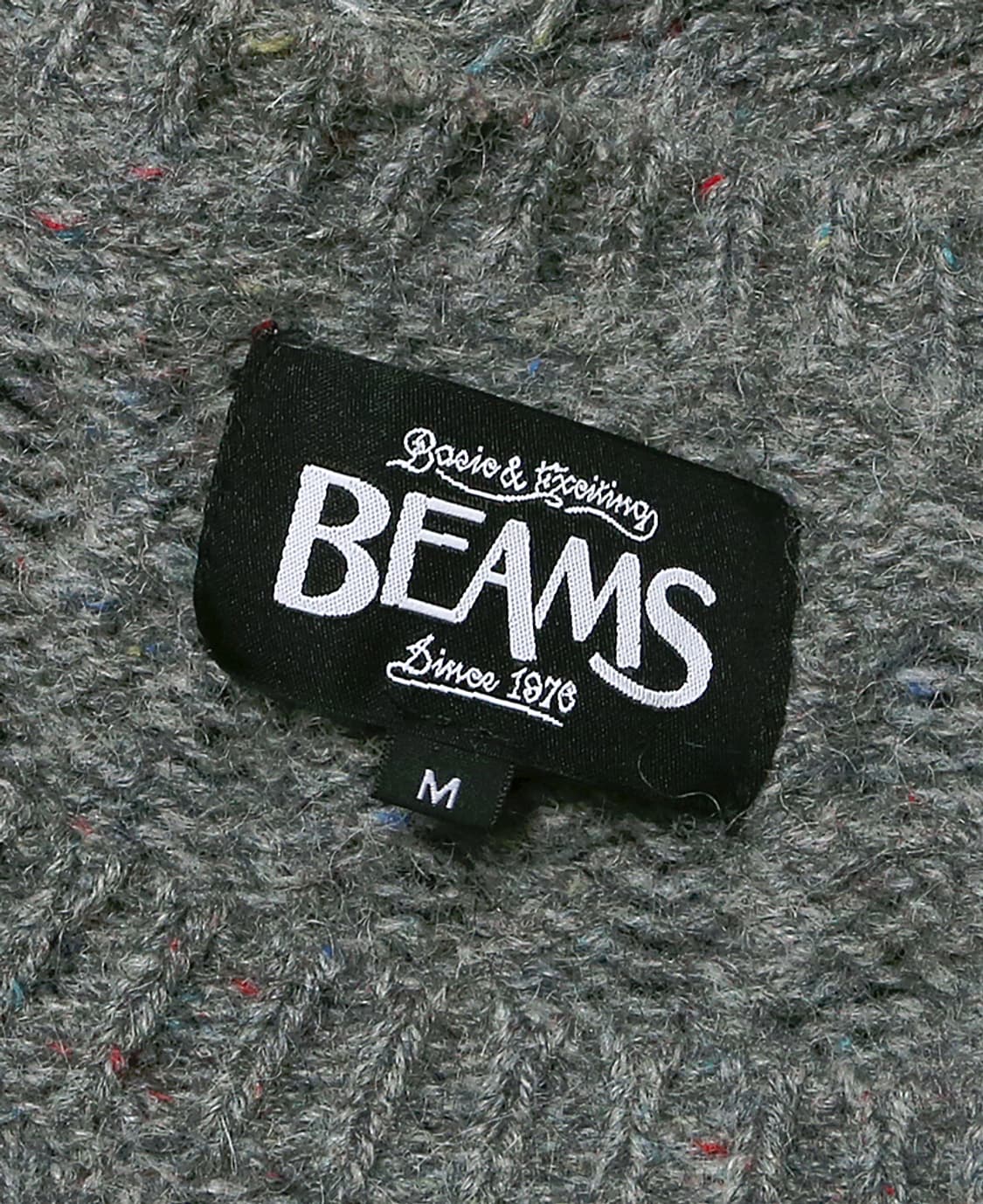 빔즈 [Beams] 익사이팅 그레이 꽈베기 니트 웨어 상품이미지4