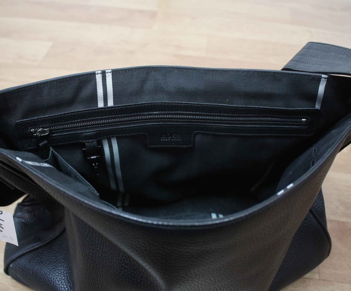 B-10559/휴고보스 정품 남성용 가죽 크로스백 상품이미지4
