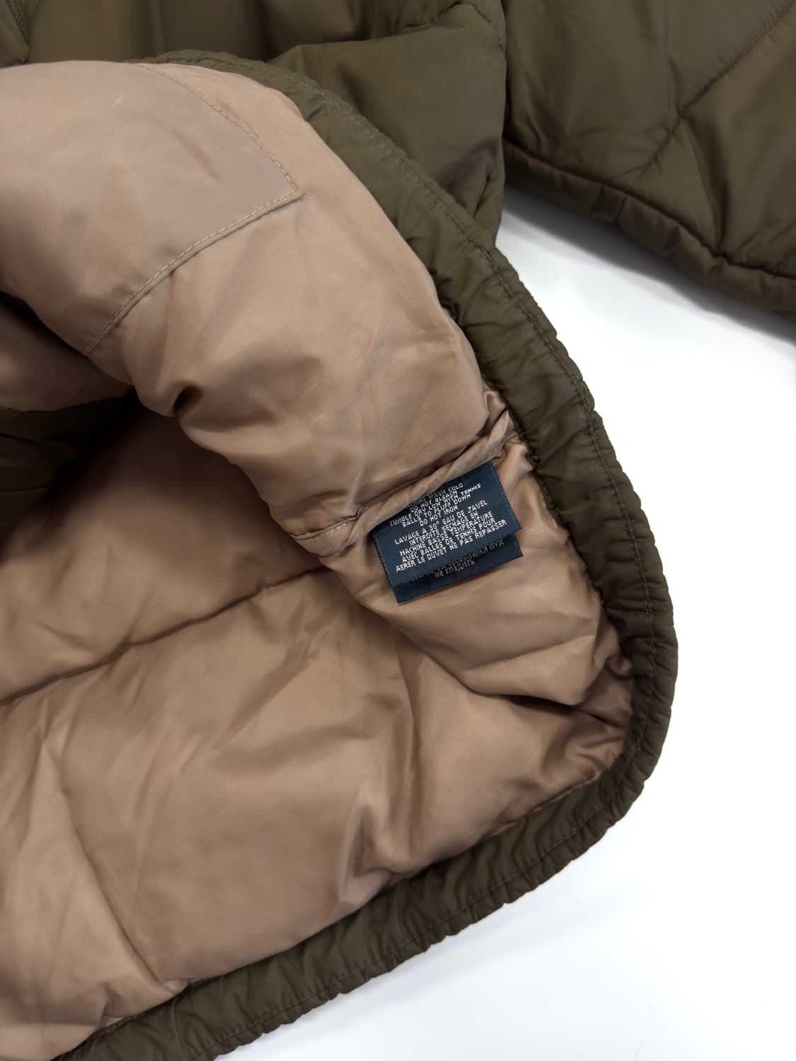 폴로 덕다운 패딩 브라운 상품이미지5