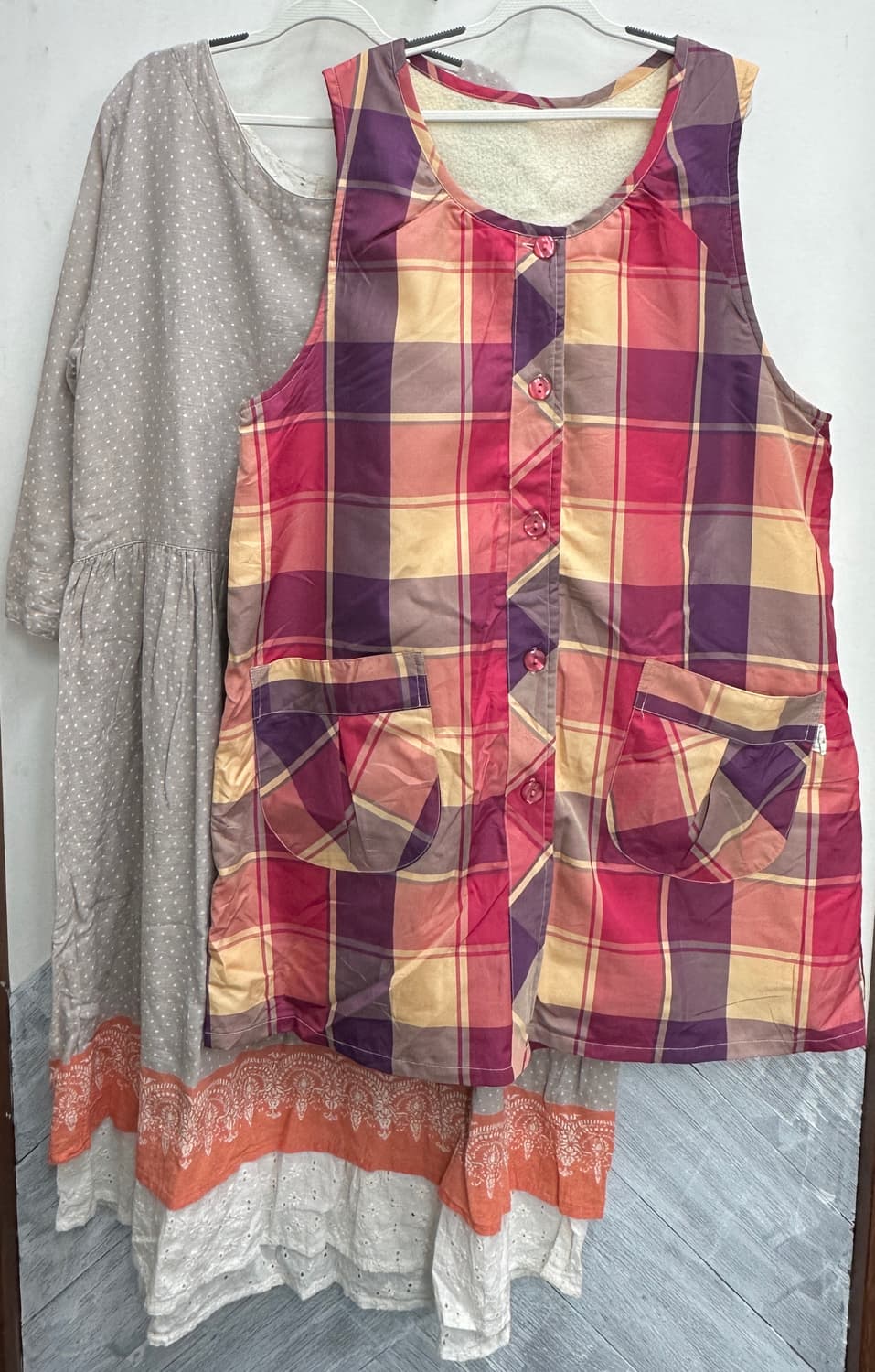 🤍하구미의 괴짜 모리걸 코디세트🤍일본빈티지 원피스 레이어드 그런지 상품이미지2