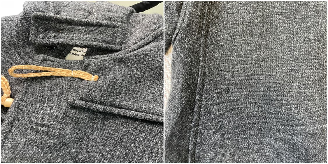 카반 드 주카 로프 토글 후드 더플 코트 상품이미지7