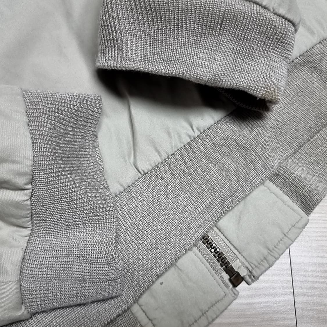 미제 usa 80s 빈티지 폴로 랄프로렌 베이지색 바람막이 점퍼 (XL) 상품이미지5