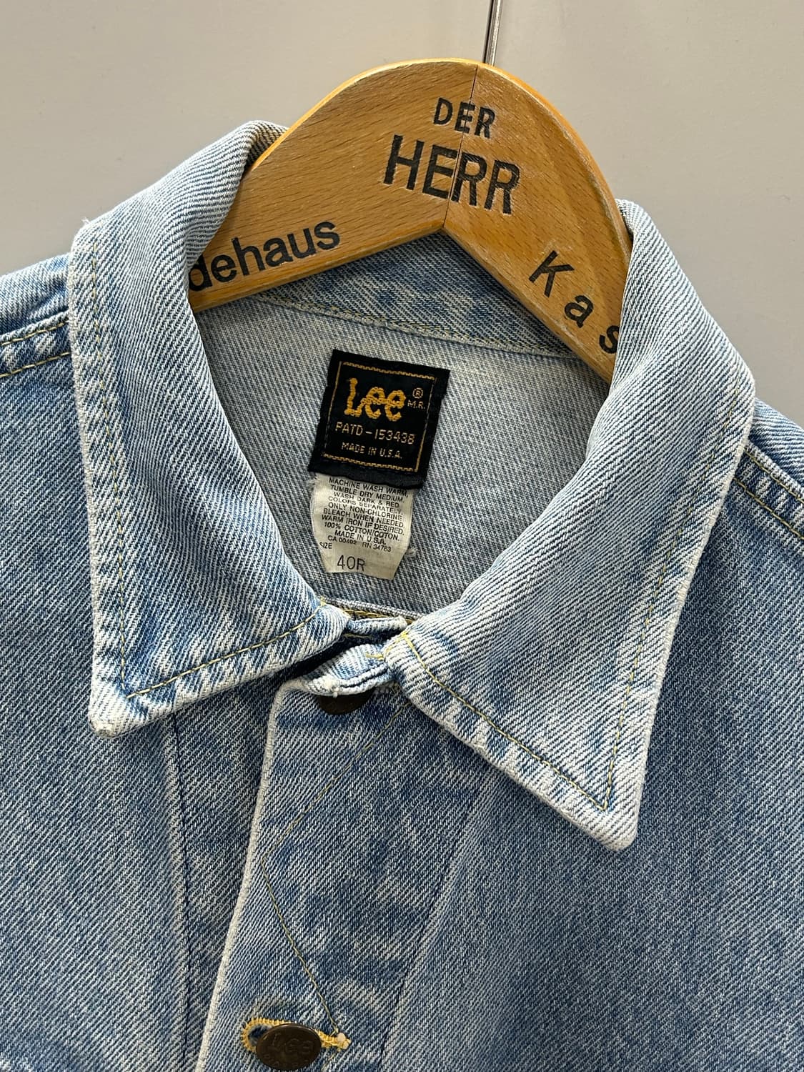 80s  Lee 101-J 라이더 데님 자켓 상품이미지2