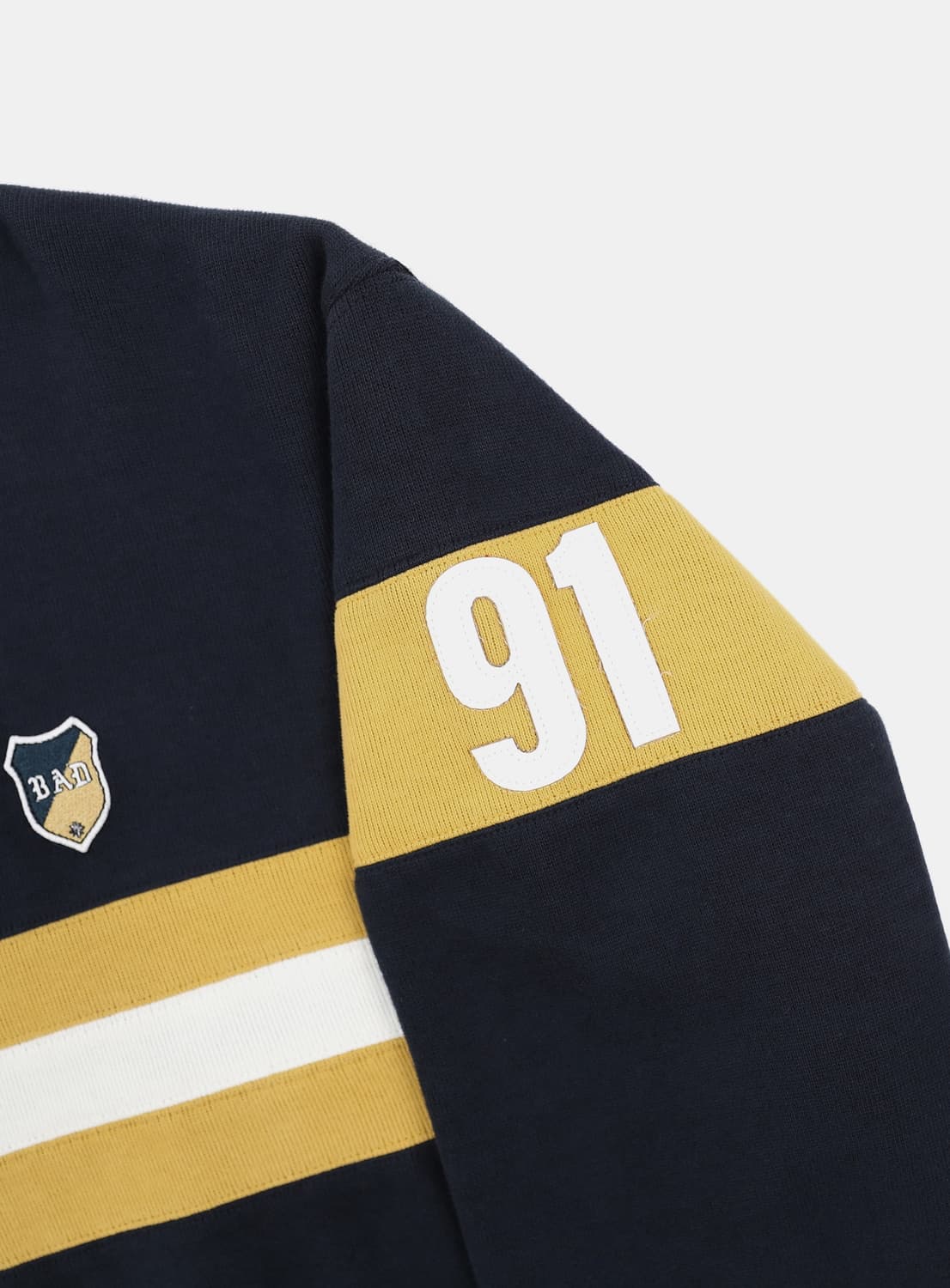 배드블러드 스포츠 럭비 후드집업 - 네이비 M 상품이미지8