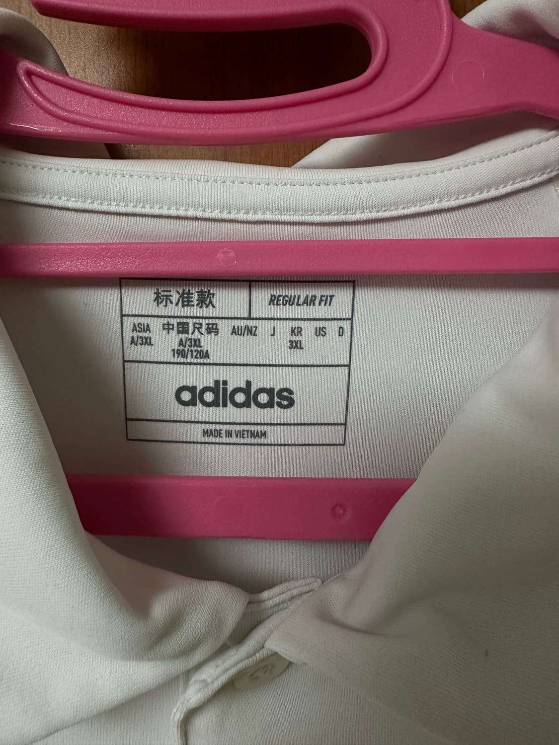 [3XL] 아디다스 클럽 3S 테니스 폴로 셔츠 카라티 화이트 상품이미지3