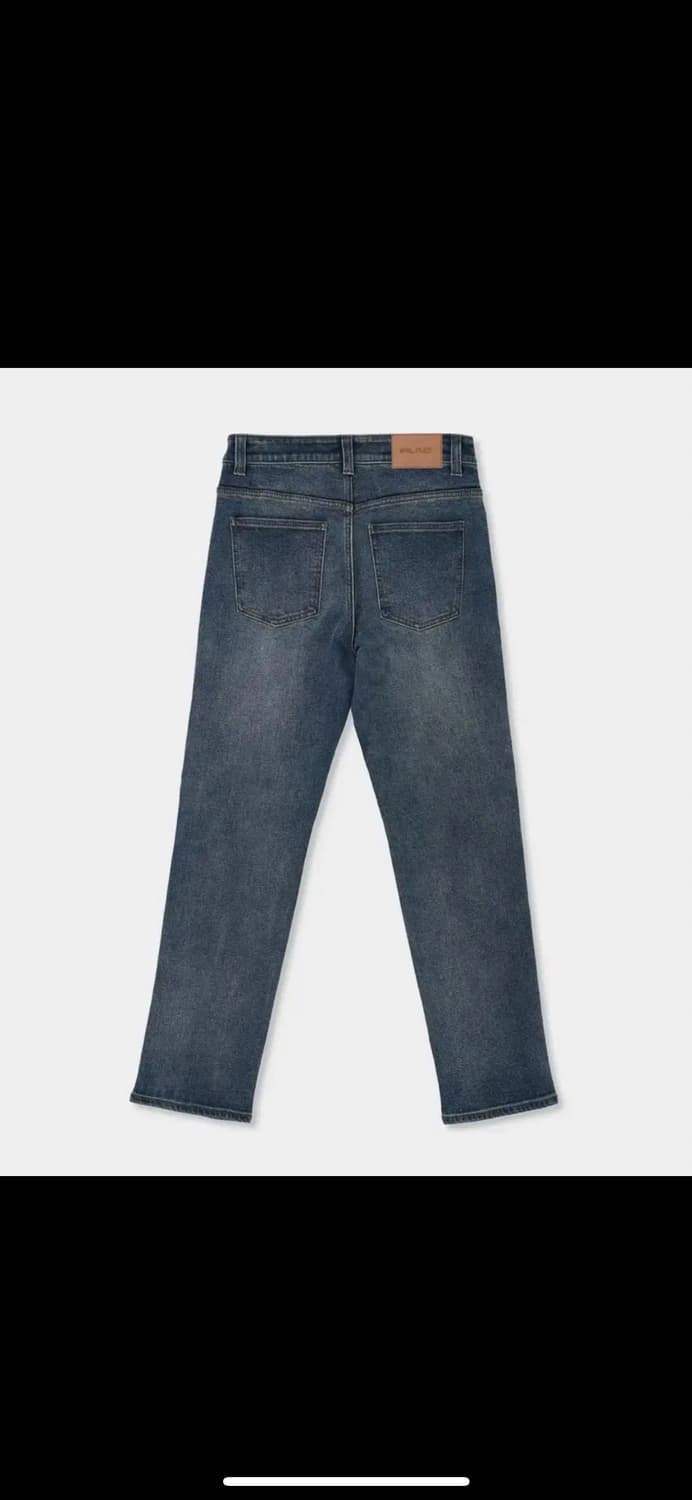 [새상품] 플랙 스트레이트 엘라스틱 진 M51 그레이 블루 / 32 상품이미지3