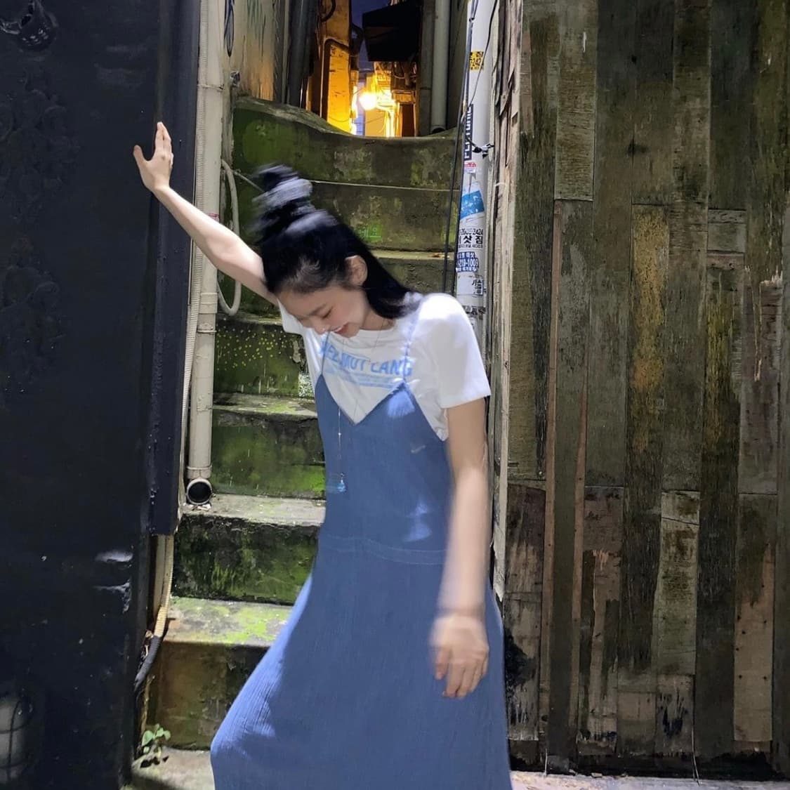 (제니 착용) 헬무트랭 로고 베이비 티셔츠 블랙 XS 새상품 상품이미지3