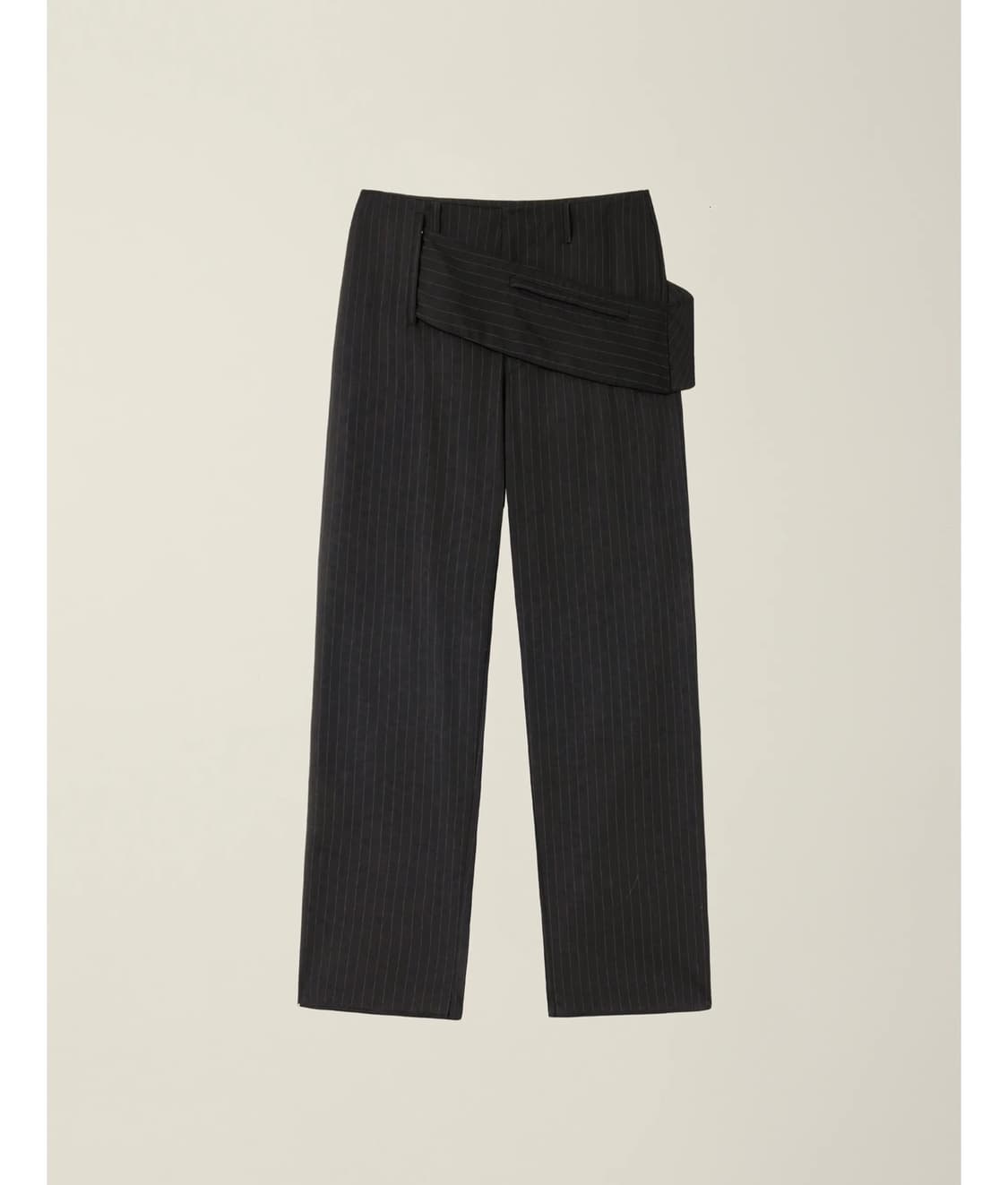 Mens Belted pocket trouser Black stripe 상품이미지1