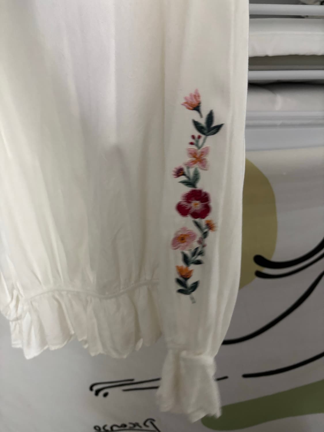 lovetoxic 일본 빈티지 꽃자수 블라우스  상품이미지2