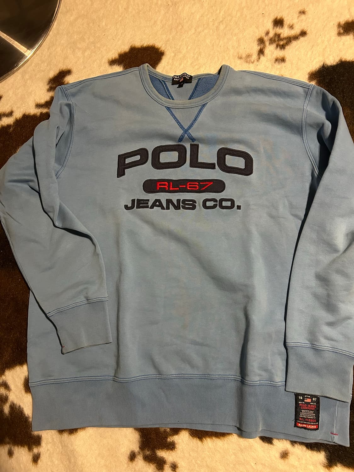 폴로 빈티지맨투맨 상품이미지3