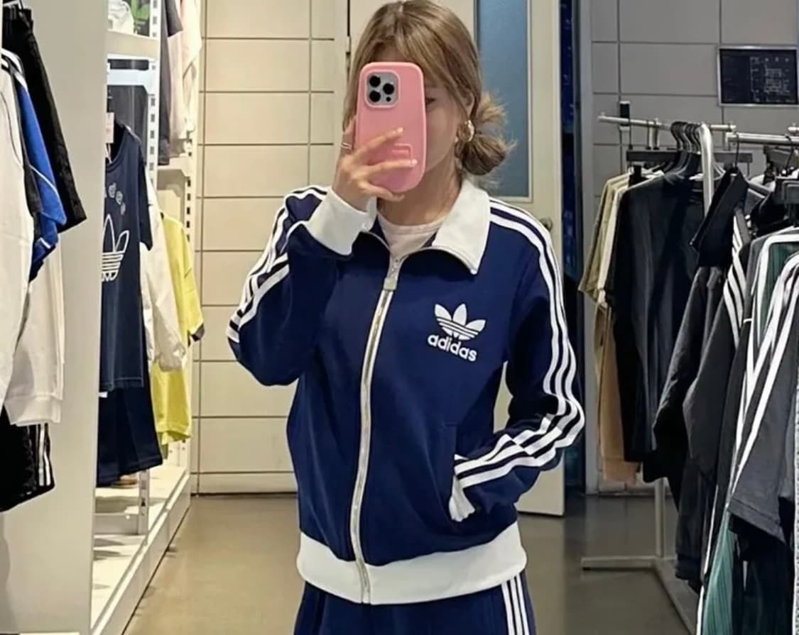 아디다스 프리미엄 오리지널 블루 트랙탑 져지 상품이미지2