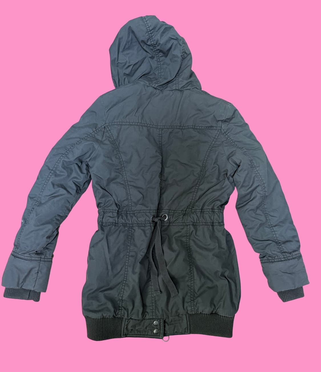 허리 스트링 y2k 패딩 상품이미지2