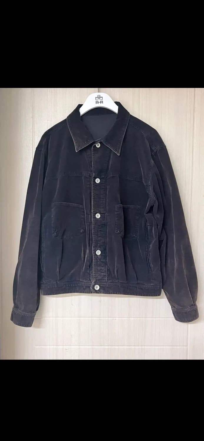 2) 26ss 폴리테루 페이즐리트러커 다크퍼플네이비 상품이미지1