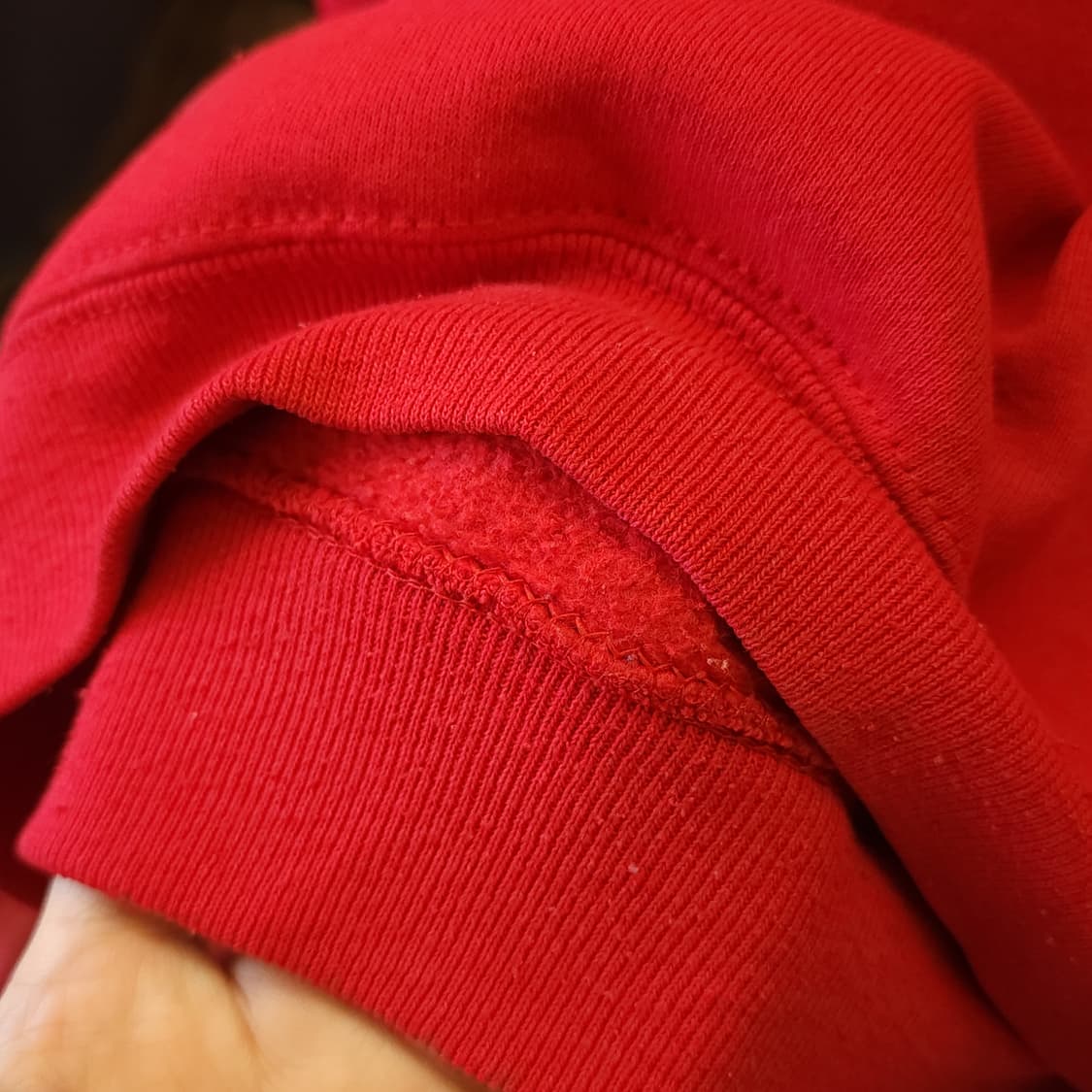 90s RIDERS 빈티지 스웻셔츠 플레인 스웻셔츠 레드 xl 상품이미지6